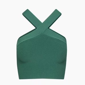 Aritizia Babaton Scuplt Knit Criss Cropped Tank
